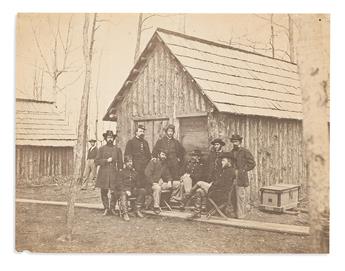 (CIVIL WAR--PHOTOGRAPHY.) Group of 3 unmounted field photographs from Alexander Gardner's studio.